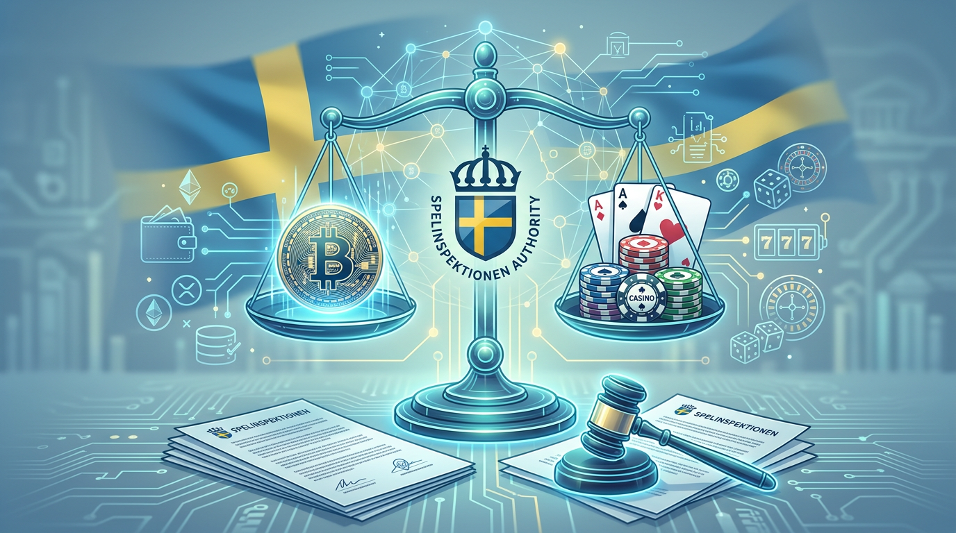Guide till Spelinspektionen kryptovaluta insättning spelbolag Sverige